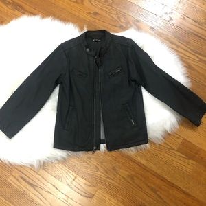 Art Class Boys Denim Jacket Dark Charcoal Size XS